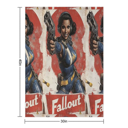 Fallout Gaming Blanket - Soft Flannel Throw