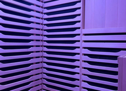 Blisspod | Milano | Full Spectrum Sauna Canadian Hemlock Ultra Low EMF | 6 Far Infrared & Red Glass Heater & Chromotherapy | 2 Person zoppinh
