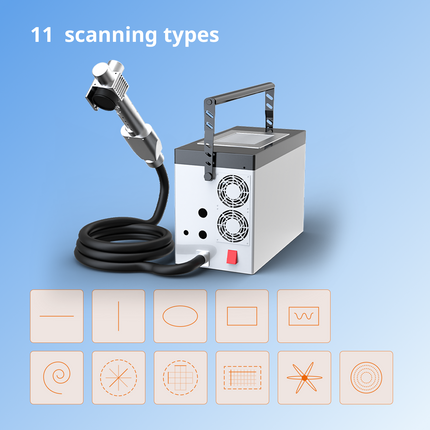 100W Portable Laser Cleaning Machine HEROLASER