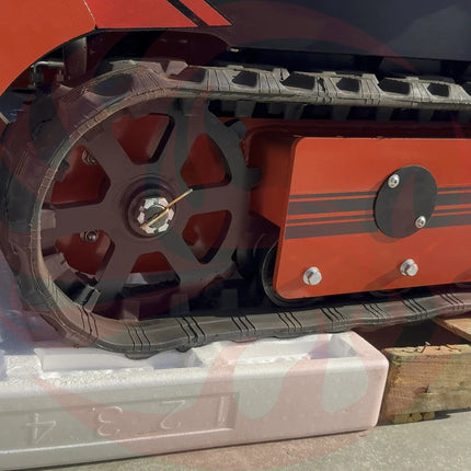 72V 16.4kWh Curiosity Mini Track Loader Skid Steer - Phoenix Fire Art Store