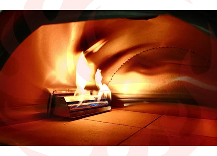 Dual Fuel Pizza Oven 25" with Gas Attachment – Wood & Gas - Phoenix Fire Art Store