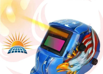 Solar Auto-Darkening Welding Helmet | Shade 9-13 | Eye Protection That Actually Works - Phoenix Fire Art Store