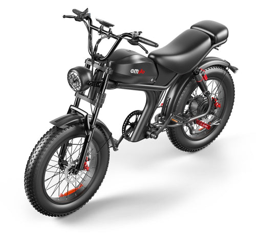 eMoto C93™ – 20" Retro-Style Electric Bike 1000W | 48V 20Ah Battery