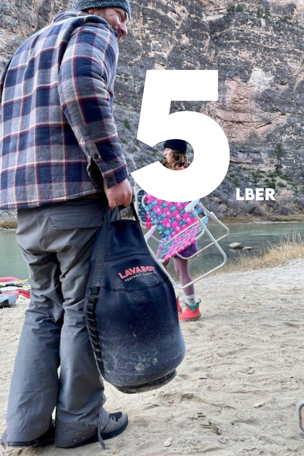 Burt's Tank Top: 5 Pound Propane Tank Insulator and Carrier - Phoenix Fire Art Store