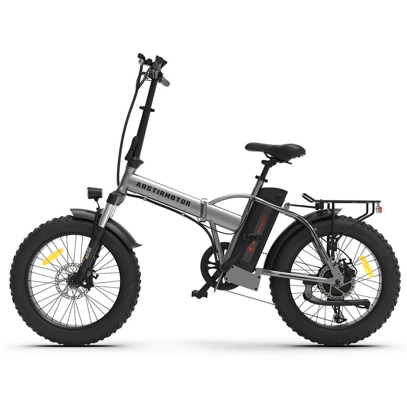 20x4.0 Foldable Fat Tire Electric Bike - 48V 12.5AH Extended Range with Dual Disc Brakes