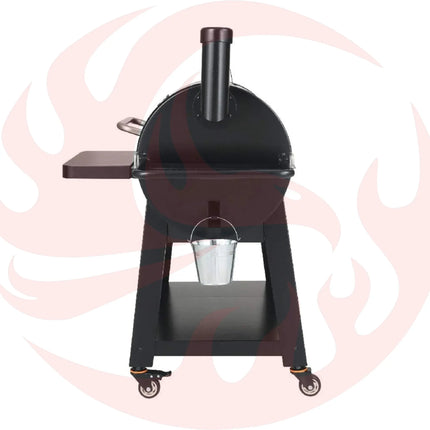 62" Heavy-Duty Portable Wood Pellet BBQ Grill With Cart (SAK91308) - Phoenix Fire Art Store