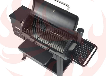 62" Heavy-Duty Portable Wood Pellet BBQ Grill With Cart (SAK91308) - Phoenix Fire Art Store