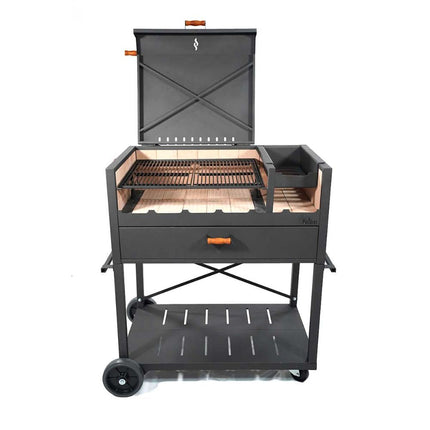 Nuke Delta Argentine Charcoal Grill – 45" Freestanding BBQ