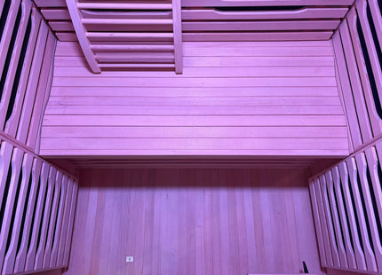 Blisspod | Milano | Full Spectrum Sauna Canadian Hemlock Ultra Low EMF | 6 Far Infrared & Red Glass Heater & Chromotherapy | 2 Person zoppinh
