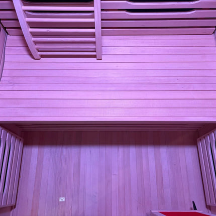 Blisspod | Milano | Full Spectrum Sauna Canadian Hemlock Ultra Low EMF | 6 Far Infrared & Red Glass Heater & Chromotherapy | 2 Person zoppinh