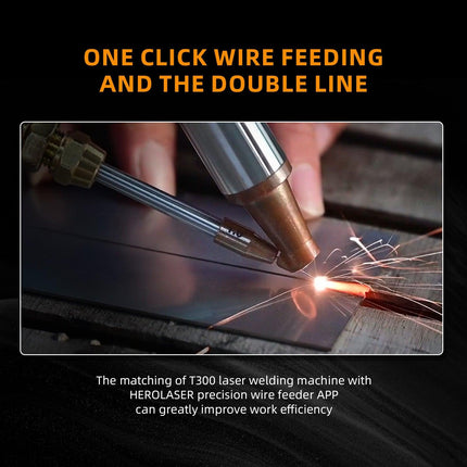 T1 Lightest AI Smart 300W Table Laser Welder HEROLASER