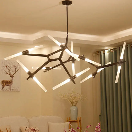 Modern Irregular Living Room Minimalist Dining Room Chandelier Decorbites