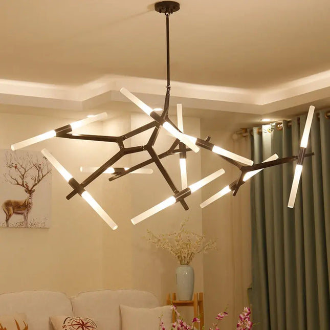 Modern Irregular Living Room Minimalist Dining Room Chandelier Decorbites