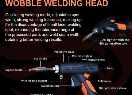 2000W 3-in-1 Handheld Laser Welding Machine : eH20L-MM01 - Phoenix Fire Art Store
