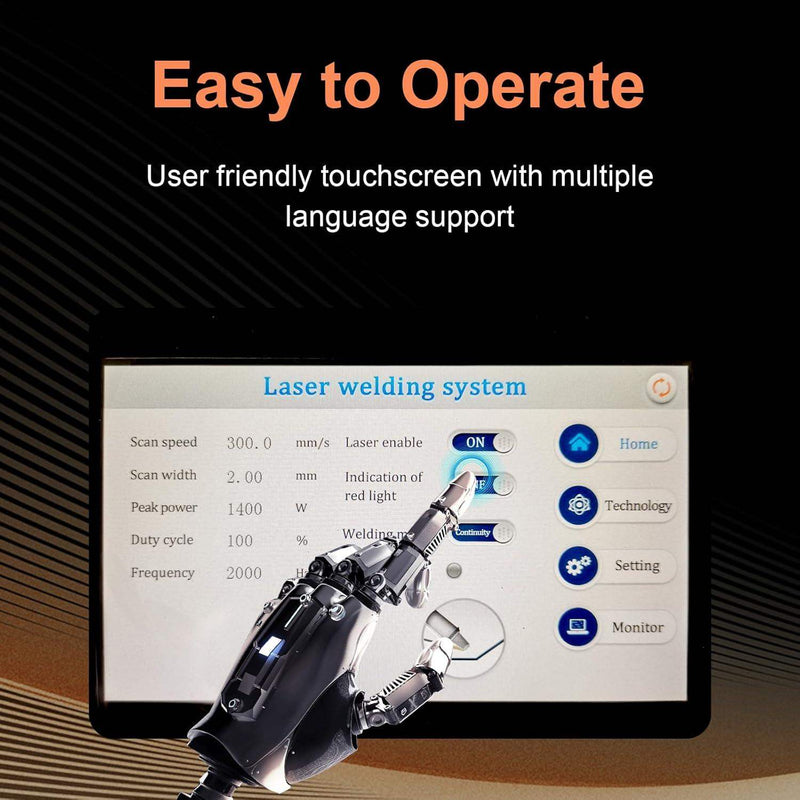 1000W Air-Cooled Handheld Laser Welder : eH10L-MM01