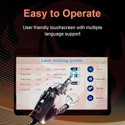 2000W 3-in-1 Handheld Laser Welding Machine : eH20L-MM01 - Phoenix Fire Art Store