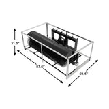 72-Inch Heavy-Duty Skid Steer Hydraulic Rotary Angle Broom Sweeper (SAK97846)