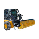 72-Inch Heavy-Duty Skid Steer Hydraulic Rotary Angle Broom Sweeper (SAK97846)