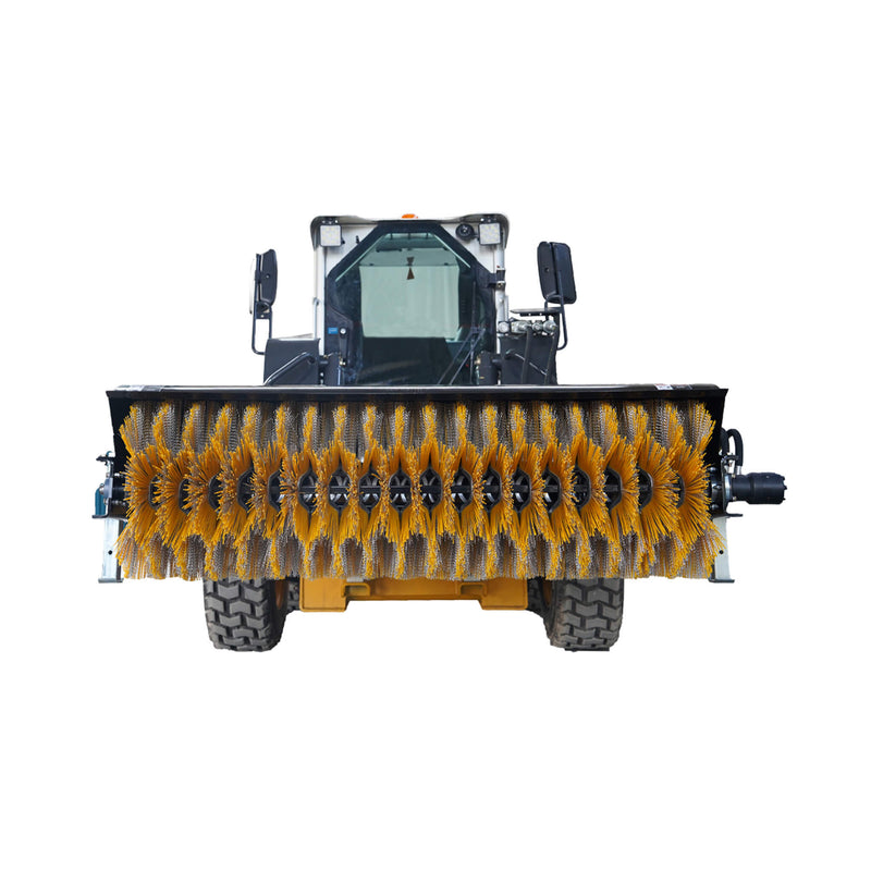 72-Inch Heavy-Duty Skid Steer Hydraulic Rotary Angle Broom Sweeper (SAK97846)