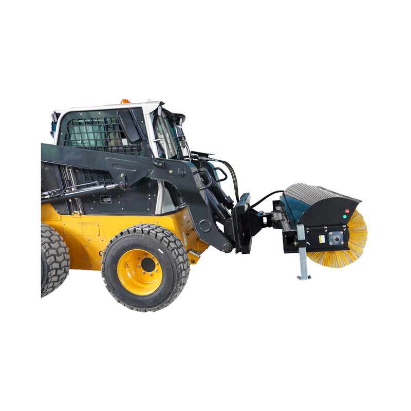 72-Inch Heavy-Duty Skid Steer Hydraulic Rotary Angle Broom Sweeper (SAK97846)