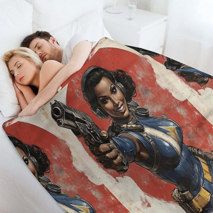 Fallout Gaming Blanket - Soft Flannel Throw