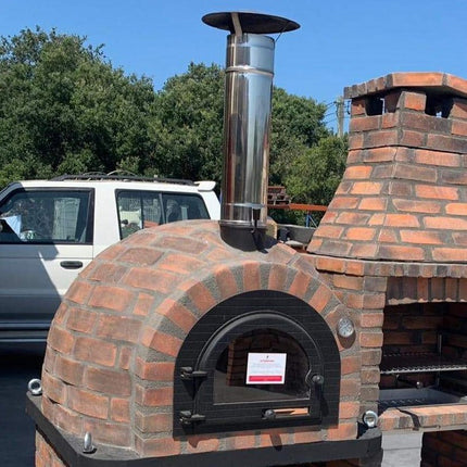 Traditional Oven Chimney Extension & Cap - Stainless Steel ProForno