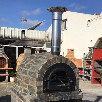 Traditional Oven Chimney Extension & Cap - Stainless Steel ProForno