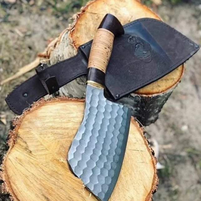 Custom Forged 1095 Steel Cleaver knife