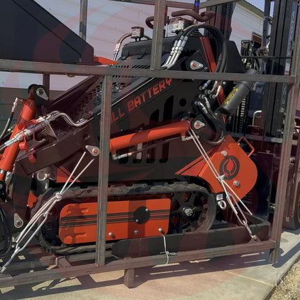 72V 16.4kWh Curiosity Mini Track Loader Skid Steer - Phoenix Fire Art Store