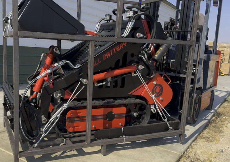 72V 16.4kWh Curiosity Mini Track Loader Skid Steer