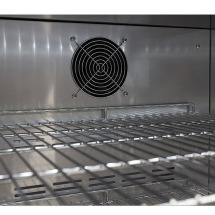 Broil King 70 x 118-Inch Outdoor Kitchen Island with Imperial S 690i 6-Burner Gas Grill, Rotisserie, Side Burner & Refrigerator