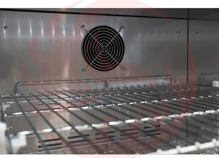 Broil King 9 3/4-Foot Outdoor Kitchen Island with Imperial S 690i 6-Burner Gas Grill, Rotisserie, Side Burner & Refrigerator - Phoenix Fire Art Store