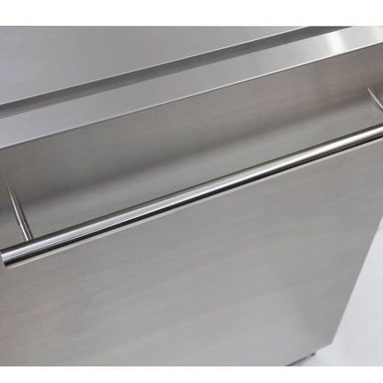 Broil King 70 x 118-Inch Outdoor Kitchen Island with Imperial S 690i 6-Burner Gas Grill, Rotisserie, Side Burner & Refrigerator