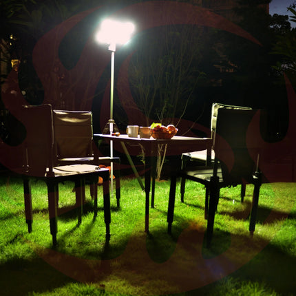 TRU De-LIGHT WHITENIGHT Multipurpose Solar / AC / DC - Garden, Camping Main Light + 3 Independent Detachable Multi Mode Side Lights / Tripod + Carrying Bag zoppinh