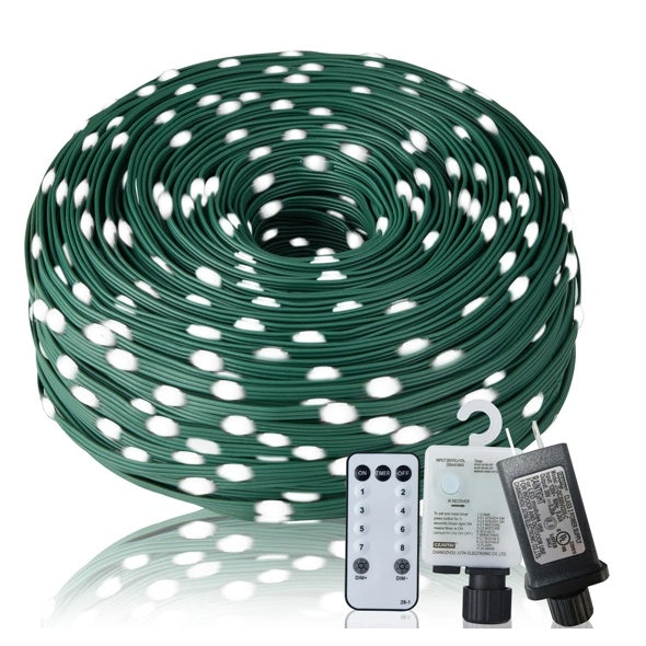 Christmas Rope Lights, 1000 LED 328Ft Outdoor Decorative String Strobe