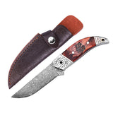 The Red-handled Fu Hand Handle Meat Knife - Phoenix Fire Art Store