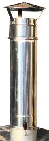 Traditional Oven Chimney Extension & Cap - Stainless Steel ProForno