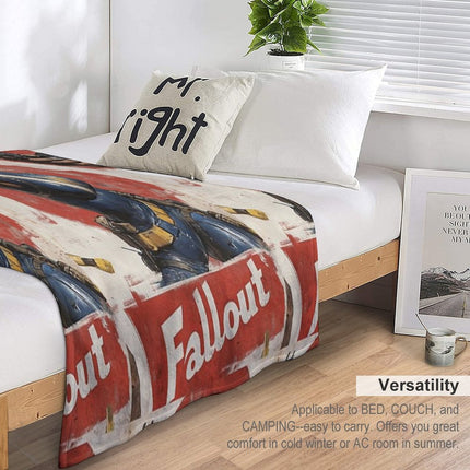 Fallout Gaming Blanket - Soft Flannel Throw