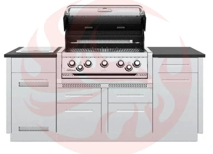 Broil King Imperial S 590i 5-Burner Gas Grill Island With Rotisserie & Side Burner - Phoenix Fire Art Store