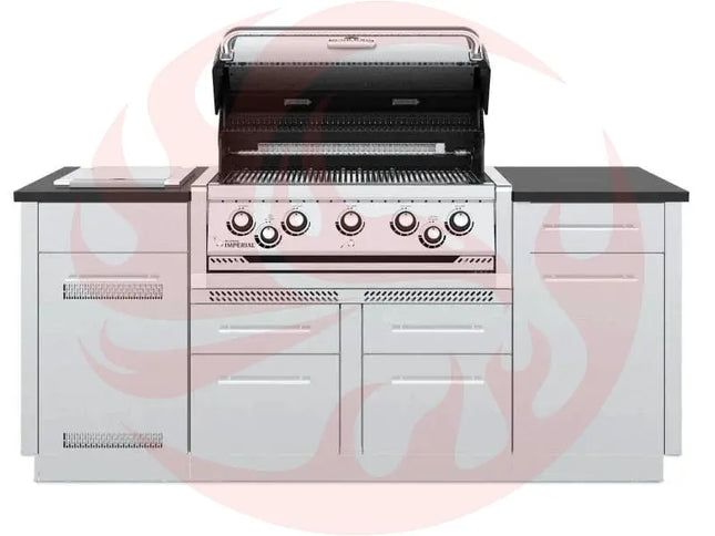 Broil King Imperial S 590i 5-Burner Gas Grill Island With Rotisserie & Side Burner - Phoenix Fire Art Store