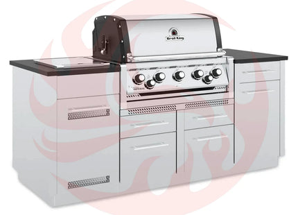 Broil King Imperial S 590i 5-Burner Gas Grill Island With Rotisserie & Side Burner - Phoenix Fire Art Store