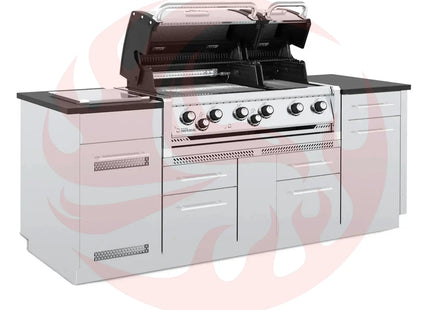 Broil King Imperial S 690i 6-Burner Gas Grill Island With Rotisserie & Side Burner - Phoenix Fire Art Store