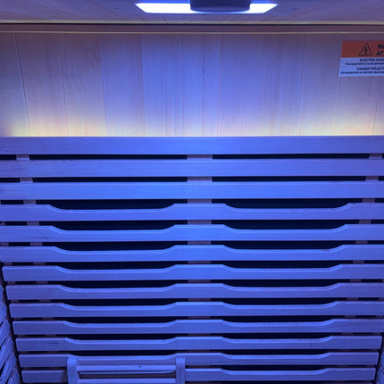 Blisspod | Milano | Full Spectrum Sauna Canadian Hemlock Ultra Low EMF | 6 Far Infrared & Red Glass Heater & Chromotherapy | 2 Person zoppinh