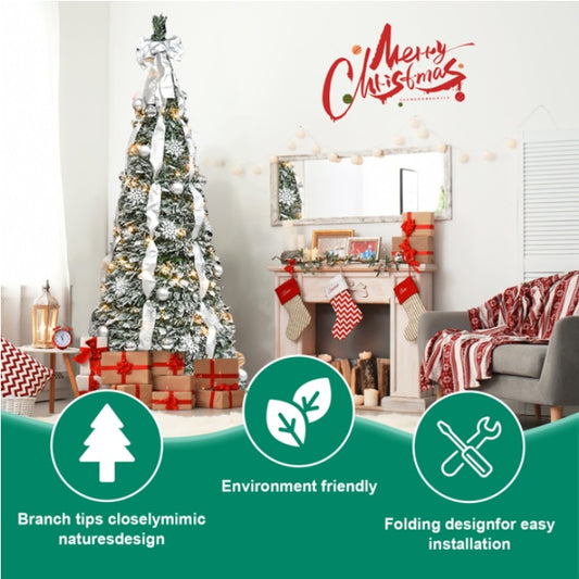Artificial 6ft Flock Up Christmas Tree