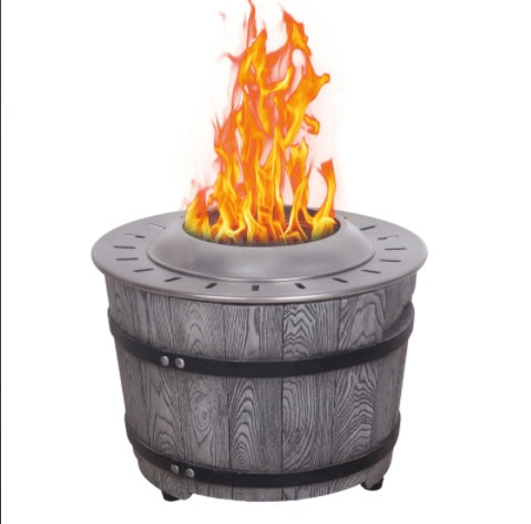 Smokeless Fire Pit Fueled By Wood Pellets, branches, wood/with a Woody Appearance - Phoenix Fire Art Store