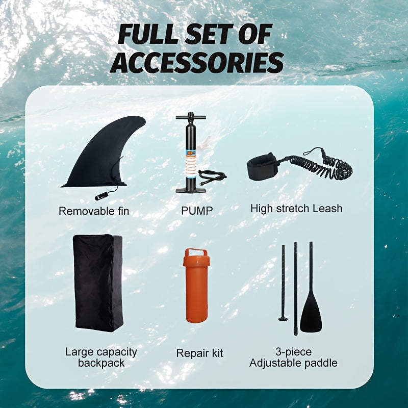Surfboard Set with Paddle Board and Accessories