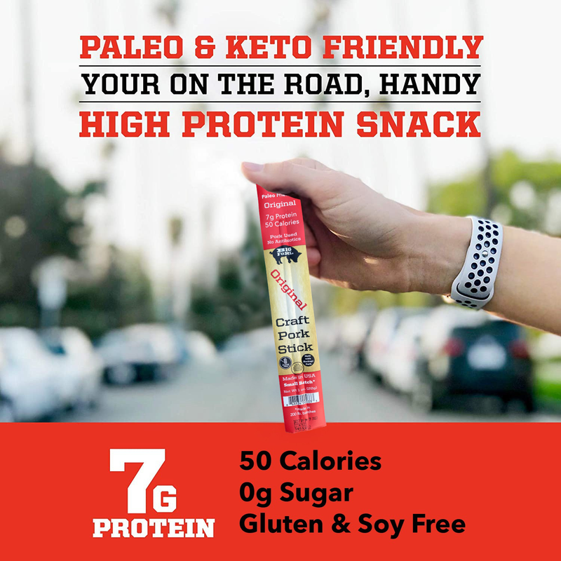 Craft Pork Snack Stick Sample (3 sticks total)