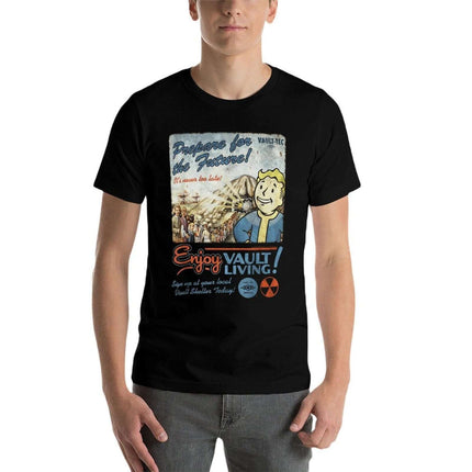Fallout Vault-Tec T-Shirt - Retro Gaming Apparel
