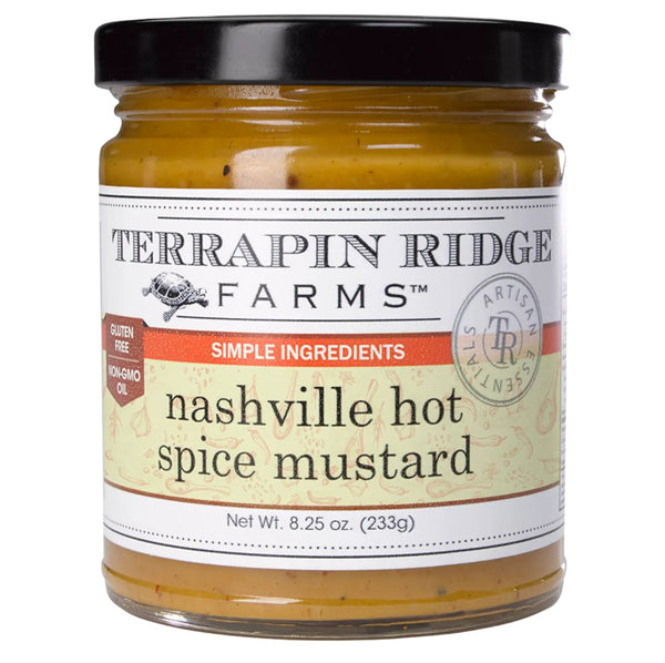 Terrapin Ridge Farms Nashville Hot Spice Mustard - Fiery Gourmet Condiment