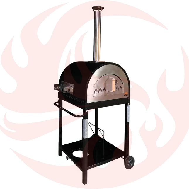 Dual Fuel Pizza Oven 25" with Gas Attachment – Wood & Gas - Phoenix Fire Art Store